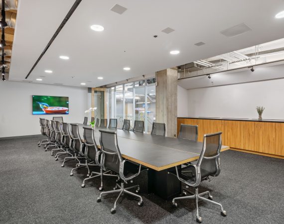 large office meeting area