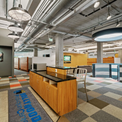 HPC’s Industrial-Chic Welcome Space