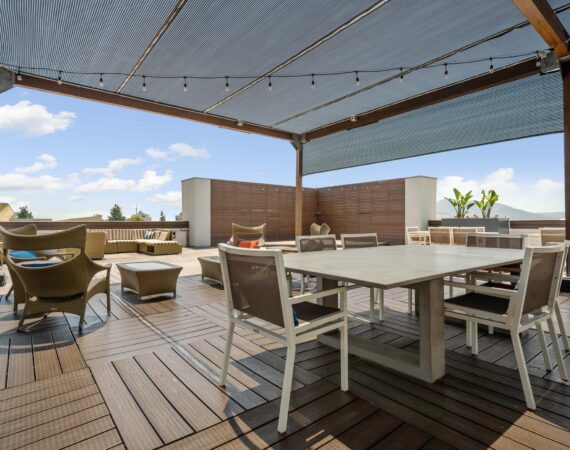 roof lounge area