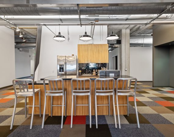 modern office kitchenette