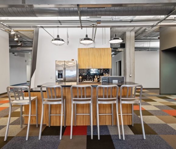 modern office kitchenette